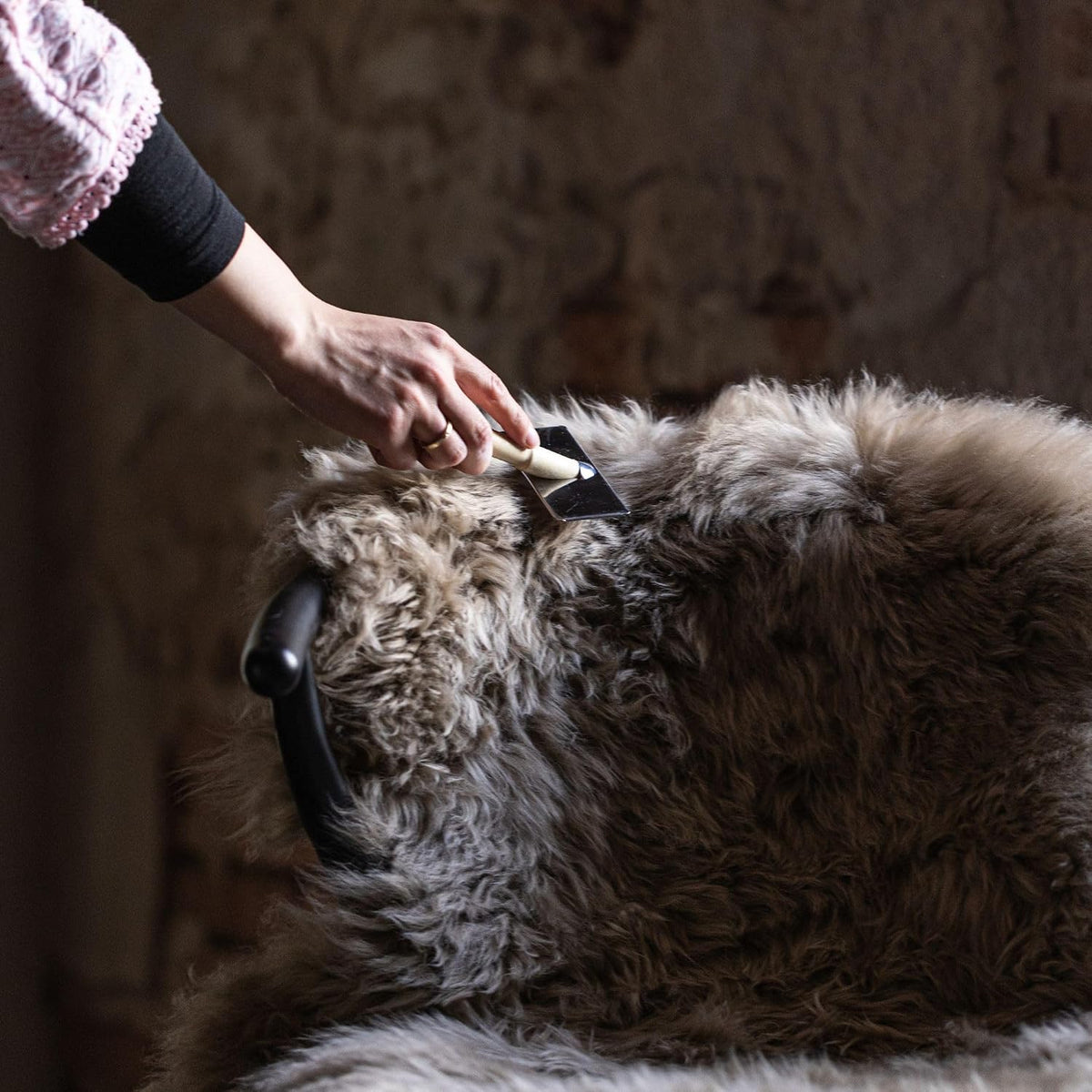 Szczotka do skóry owczej – Nordic Sheep