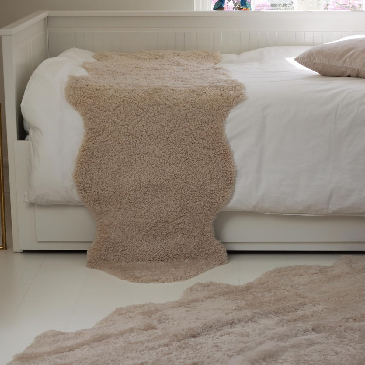 Podwójna skóra owcza Merino z krótkim włosiem 170x60 cm – Nordic Sheep