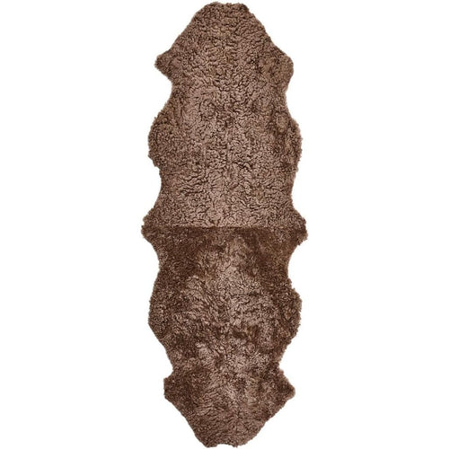 Podwójna skóra owcza Merino – jasnobrązowy