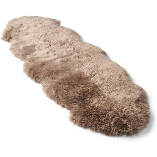 Podwójna skóra owcza Merino – jasnobrązowy